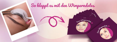 So klappt es mit dem Wimpern-Date