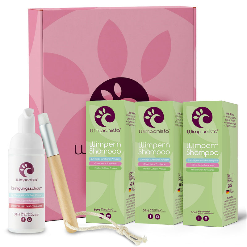 Wimpanista Wimpernshampoo 3er Set