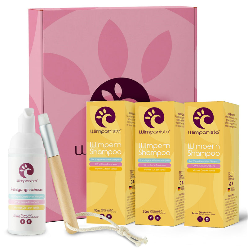 Wimpanista Wimpernshampoo 3er Set