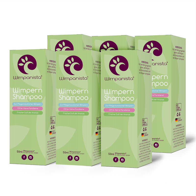 Wimpanista Wimpernshampoo 6er Set
