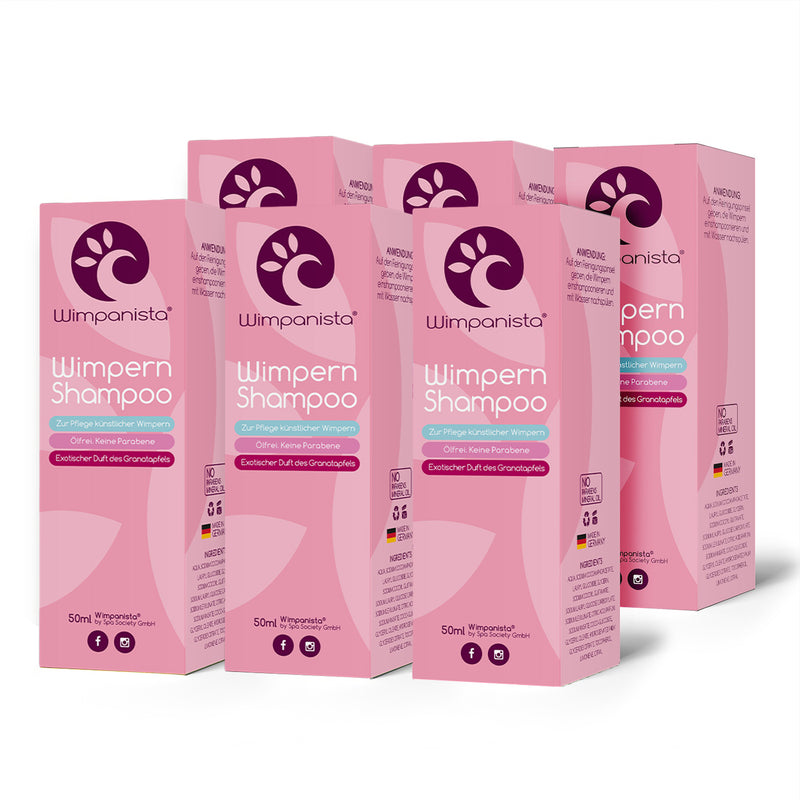 Wimpanista Wimpernshampoo 6er Set