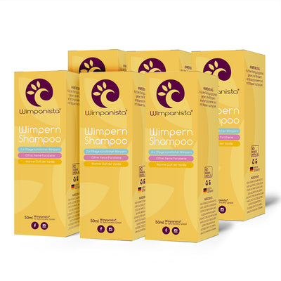 Wimpanista Wimpernshampoo 6er Set