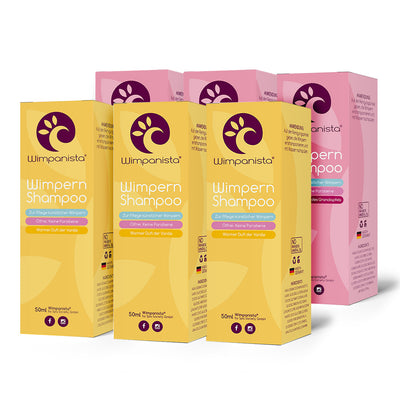 Wimpanista Wimpernshampoo 6er Set