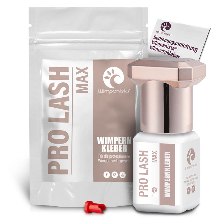 Mipcase Wimpernkleber-Behälter – Luftdichter Aufbewahrungsbehälter Für Wimpernkleber, Rosa, 200 Ml