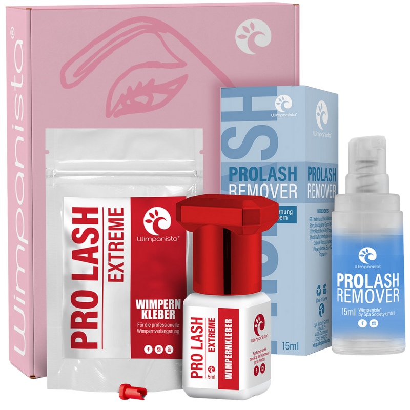 Wimpernkleber Pro Lash Extreme & Lash Remover Gel Extra Stark im Set