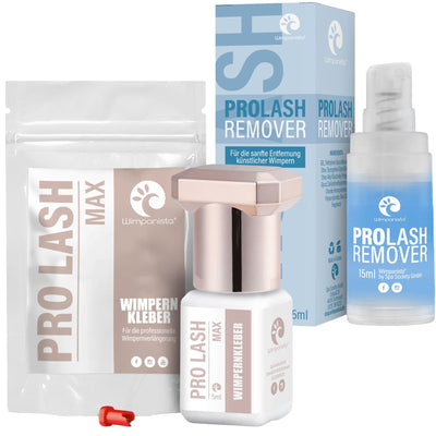 Wimpernkleber Pro Lash Max & Lash Remover Gel Extra Stark im Set