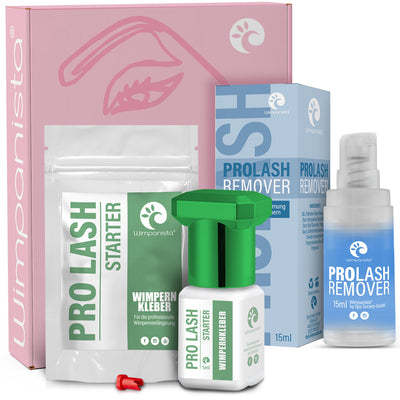 Wimpernkleber Pro Lash Starter & Lash Remover Gel Extra Stark im Set
