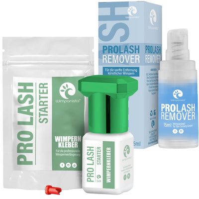Wimpernkleber Pro Lash Starter & Lash Remover Gel Extra Stark im Set