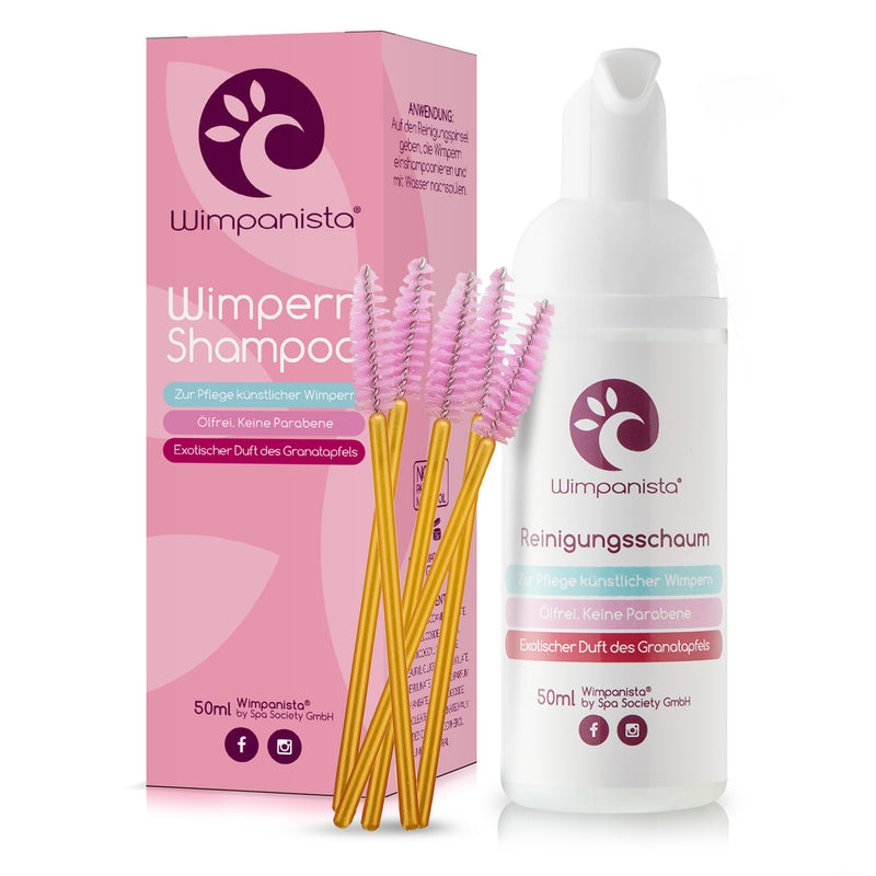 Wimpernshampoo. Duft Granatapfel. Ölfrei. Keine Parabene
