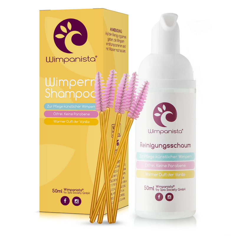 Wimpernshampoo. Duft Vanille. Ölfrei. Dermatologisch getestet