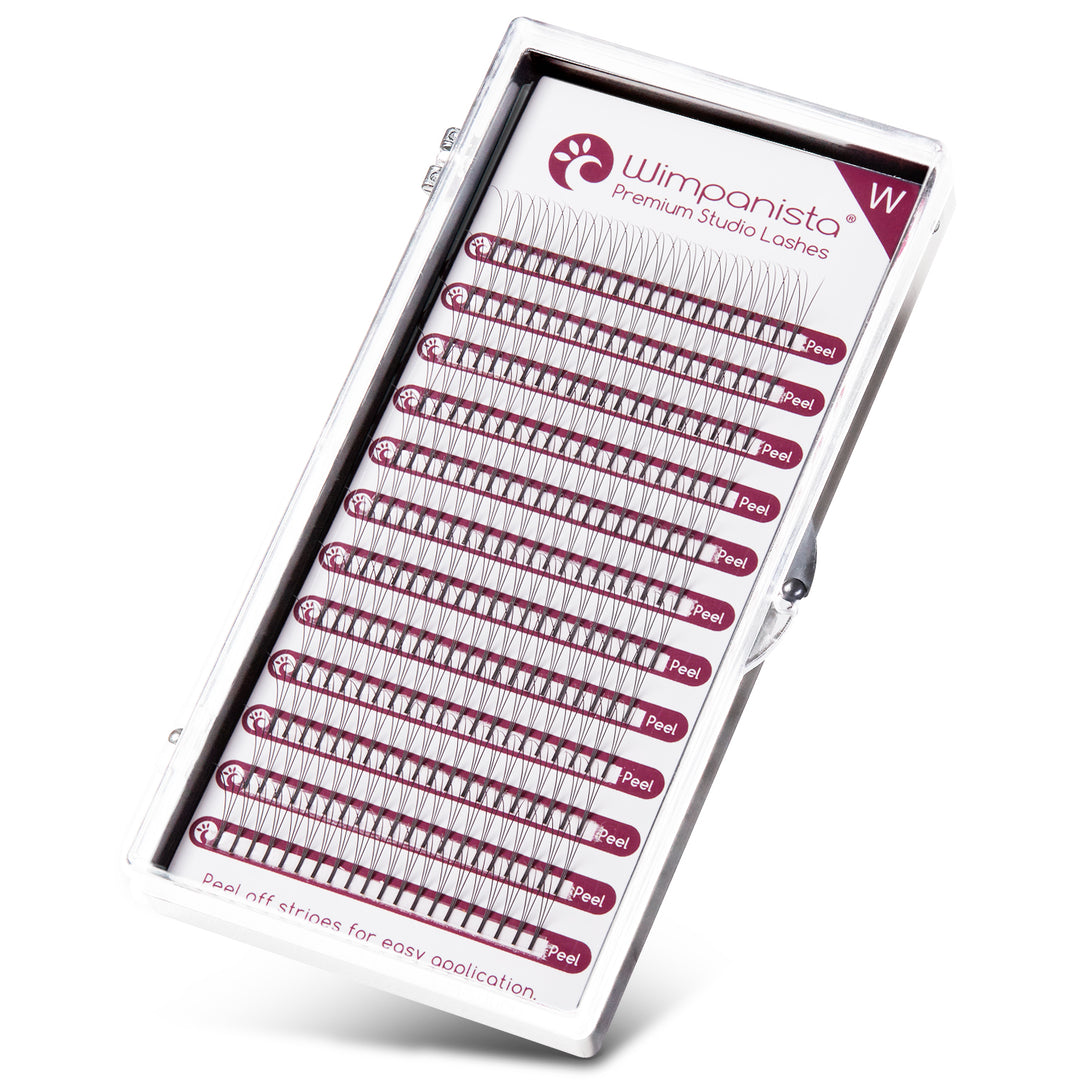 Wimpanista Volume Lashes – Seidenwimpern D Curl 0.05mm Für Profi-Wimpernverlängerung