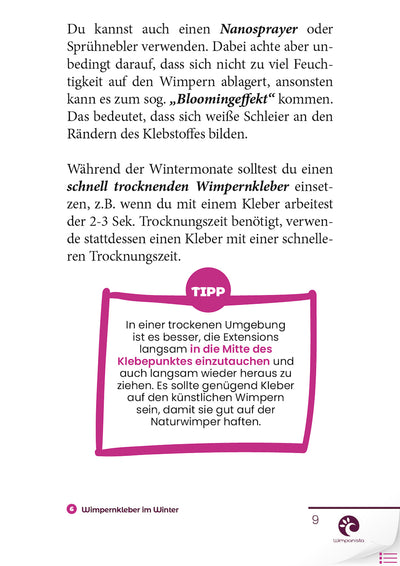 E-Book. Das Wimpernkleber Handbuch. 35 Seiten