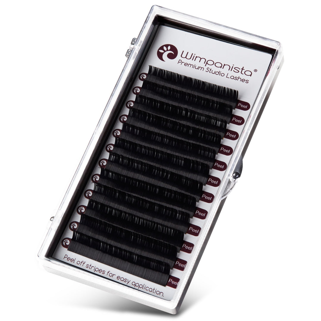 Wimpanista HD Volumen Wimpern – D Curl 0,07 Mm, 3 Längen (11/12/13 Mm) Pro Streifen, Für Wimpernverlängerung