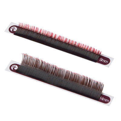 Ombré Lashes Rot C Curl 0.07 mm Mix 8-15 mm